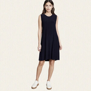Norma Kamali Sleeveless  Swing Dress